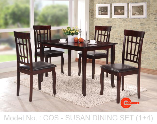 COS - SUSAN DINING SET (1+4)